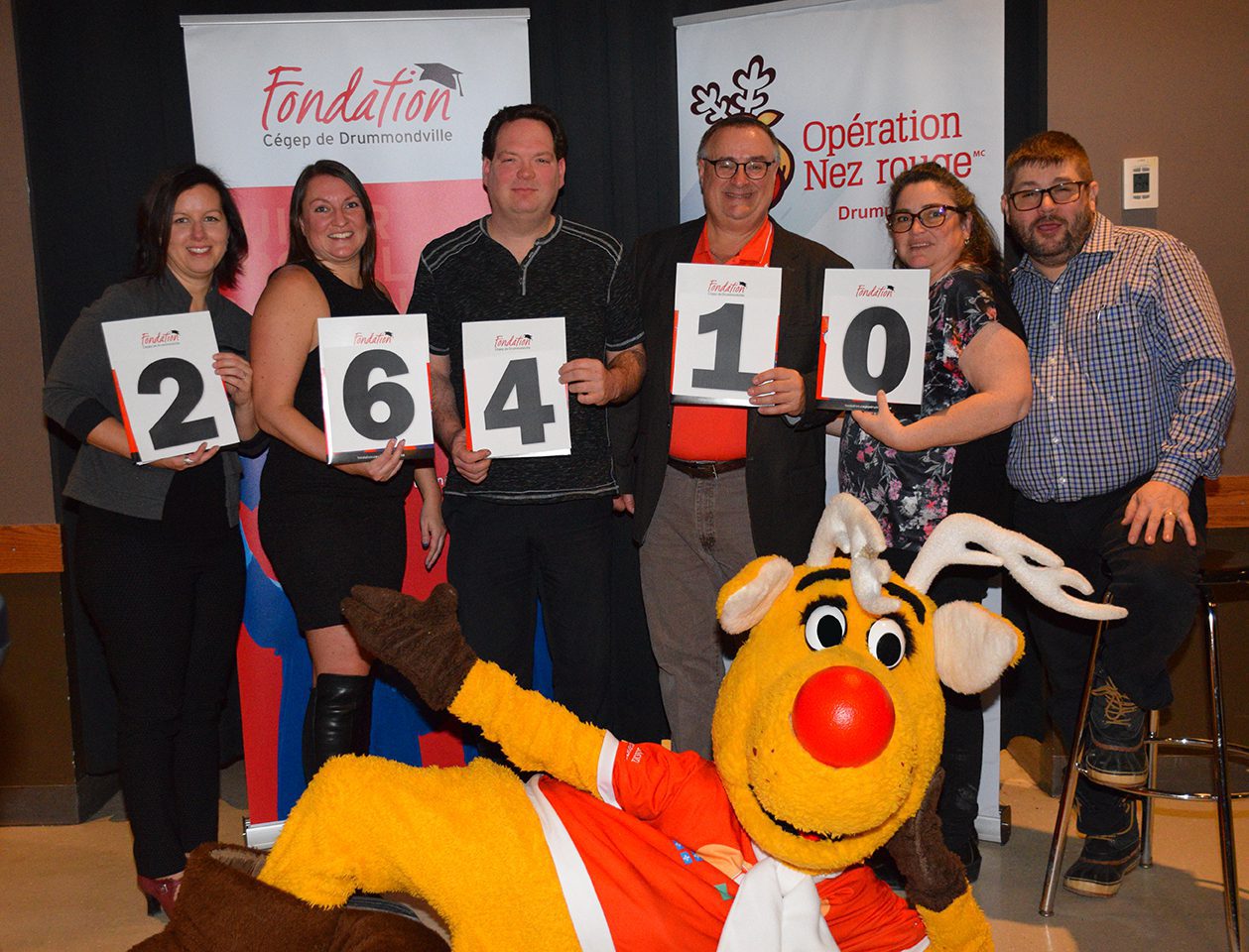 L’Opération Nez rouge Drummondville amasse 26 410 $