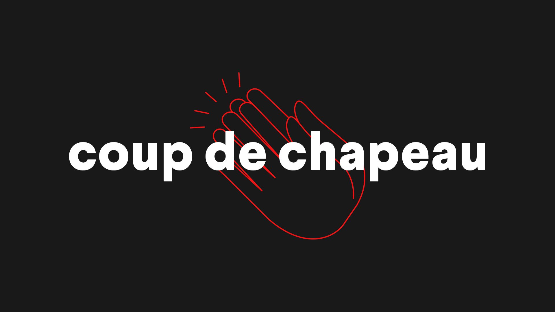 Coup de chapeau aux étudiantes et étudiants