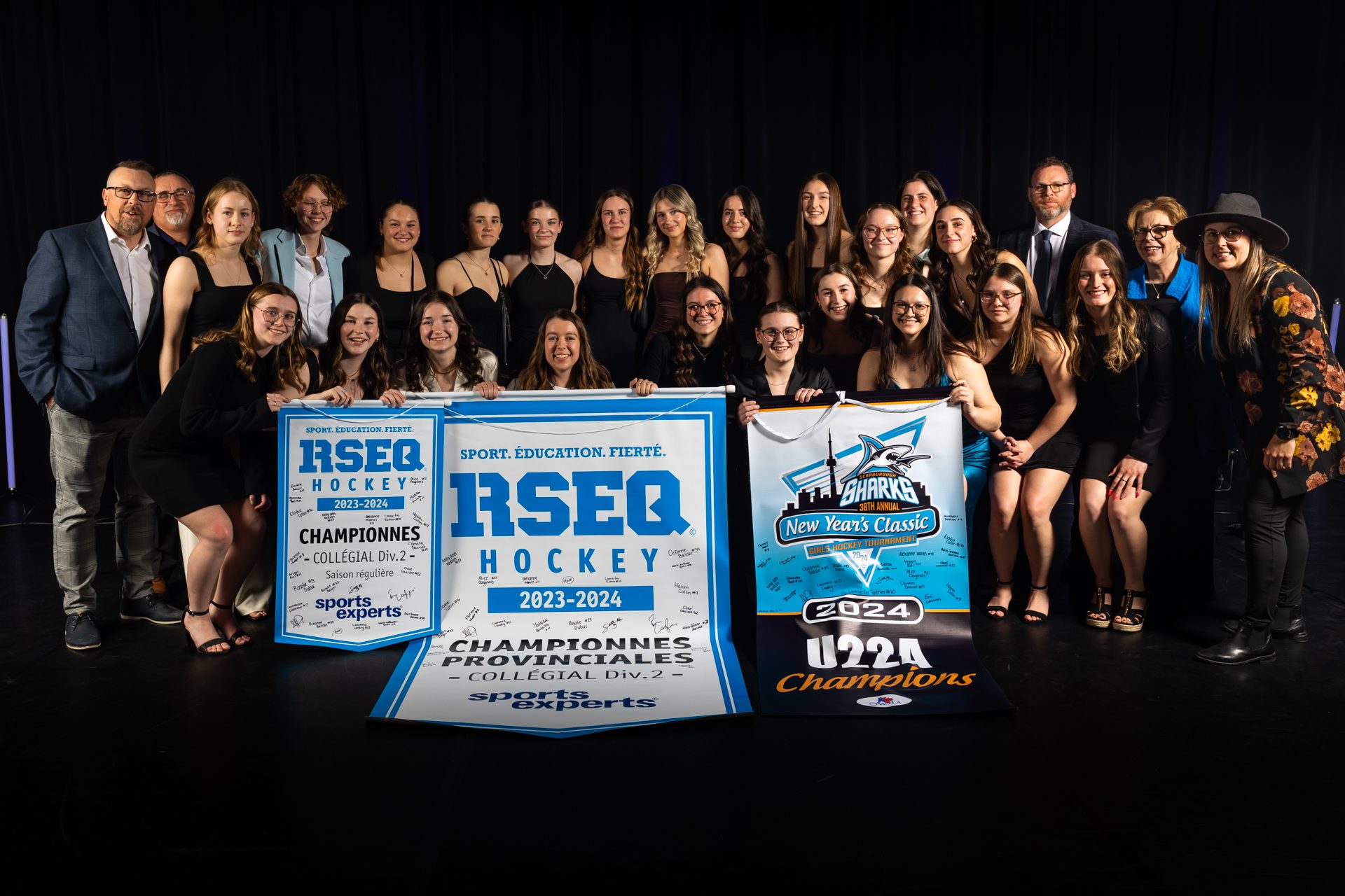 Les Voltigeurs du Cégep de Drummondville célèbrent l’excellence sportive et académique lors du  52e Gala des sports