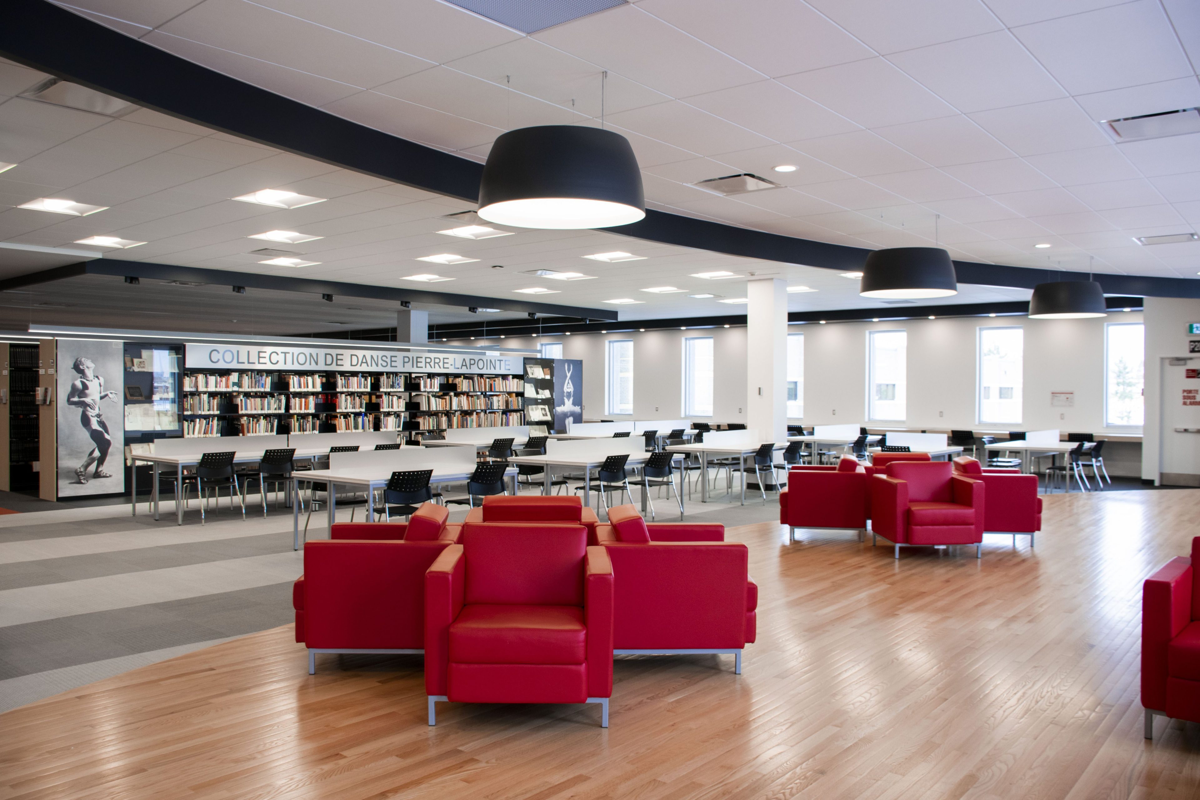 Aire de repos à la bibliothèque