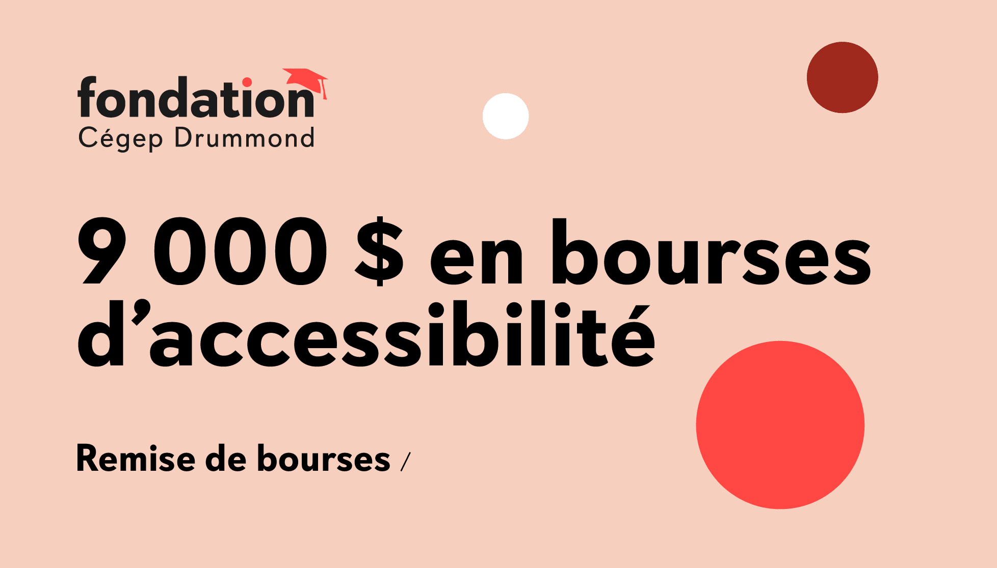 La Fondation du Cégep de Drummondville offre 9 000 $ en soutien aux étudiantes et étudiants en situation de précarité financière